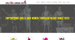 Desktop Screenshot of girlsrockboston.org